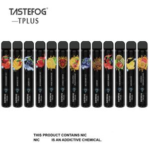 Tastefog Tplus 800 퍼프 플러스 미니 일회용 E 담배 휴대용 vapes 장치