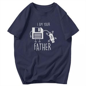 A Floppy Disk al por mayor-Camisetas para hombres Funny USB disk disco I Am Your Father T Shirt