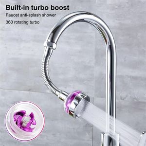 Faucet Auerator Mixer Fan Sink Extension Tvätt Bubbler Flexibel avtagbar tvättbar plastbassäng Sprayer Bytesdel
