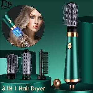 3 IN 1 Hair Dryer Air Brush 1200w Hair Curler Straightener Comb Curls One Step Hair Styling Tools Electric Ion Dryer Brush 220624