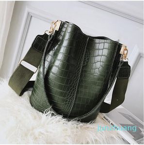 HBP-Vintage Leather Stone Pattern Сумки для женщин для женщин 2022 Новые сумки для плеча модные сумки и кошельки ведра