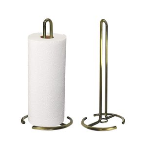 Bronzefarbener Papierhandtuchhalter für die Arbeitsplatte für Küche, Zimmer, Badezimmer, stabil, kippsicher, vollständig kompatibel mit Papierhandtuchrollen LX4786
