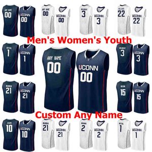 Uconn Huskies College Basketball Trikots Josh Carlton Trikot Tyler Polley Jalen 4 Adams Ray 34 Allen Rudy 22 Gay Sidney Wilson Custom Stitch