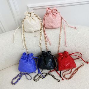 Bolsa de balde infantil Mini garotas Bolsa de ombro em cadeia Moda de moeda pequena bolsa de moeda, boa venda