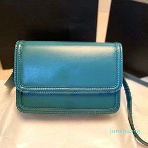 Projektant- Retro Solid Color Luxury Torba Na Ramię Skórzane Damska Moda Wszechstronna Wysokiej Jakości Tofu Portable, Messenger Torba