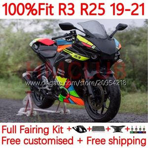 ヤマハYZFR3 YZF-R25 YZFR25 2014-2022ボディワーク39NO.187 YZF R 3 25 R3 R3 R25 19 20 21 22 YZF-R3 2019 2020 2021 2022 OEM Body Kit Rainbowのボディワーク39NO.187 YZF R 3 25 R3 R3 R3 R3 R3 R3 R3 R3 R3 R3 R3 R3 R3の射出型フェアリング