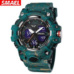 Wallwatches Men Military Watch Military Wating Sports Sports Watches Top Brand Fashion Camuflage Style Outdoor Sport Digital for Menwristwatches w