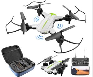 Mini Drone KY605 Çift 4 K HD Kamera Profesyonel Engel Kaçınma Dron Optik Akış Pozisyonu Fonksiyonu RC Oyuncak Drones
