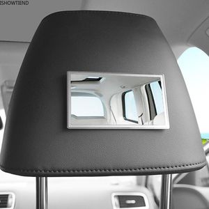 Andra interiörstillbehör KRAPTOBROFT CAR SUN VISOR Makeup Mirror bakre ståldekorativ bilstyling vidhäftande spegel