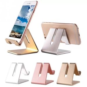 Aluminium Metal Stander Mobiltelefon Tablett Desk Holder For iPhone 15 14 13 12 Mini 11 Pro XR XS Max iPad Mini 6 Samsung S24 S23 S30 LG Xiaomi Opp Huawei Smartphone