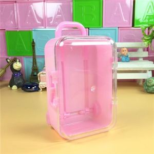 Wholesale suitcase favors resale online - Gift Wrap Mini Trunk Suitcase Luggage Kids Toy Dolls Accessories Candy Box Cartoon Kis Favor Decor1270K