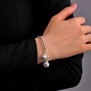 Vintage Silver Plated Double Bell Bracelet - Create a sound barrier with Women's CF1Bangle