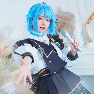 Ensemble Stars ES2 ES Musik Shino Hajime Cosplay Kostüm Spiel Outfits Kleid Halloween Karneval Frauen Mädchen Uniformen Perücke Schuhe