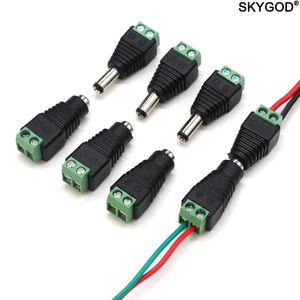 Diğer Aydınlatma Aksesuarları 2.1x5.5mm DC Konektör Güç Jack Fiş Adaptörü 12V 5A CCTV Kamera LED Stripther için Erkek Kadın