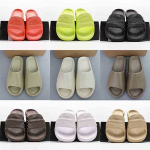 Slippare Designer Sandal för män Kvinnor Trender Slides MX Sand Gray Ocher Mineral Blue Cream Clay Summer Beach Shoes Harts Pure Colleettion