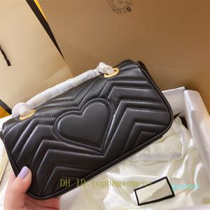 2022 Luxurys Designer Taschen Echtes Leder Handtaschen Kette Kosmetik Messenger Shopping Umhängetasche Totes Dame Brieftasche