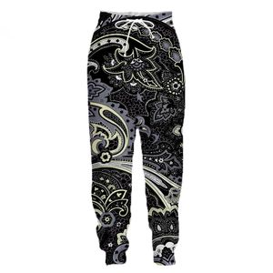 Nytt mode 3D-tryckt nationellt vindmönster jogger Sweatpants Kvinnor män i full längd hip-hop byxor byxor 009