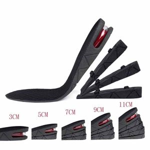 3-11cm Invisible Height Increase Insole Cushion Height Adjustable Shoe Heel insoles Insert Taller Support Absorbant Foot Pad