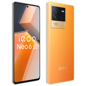 Original Vivo IQOO Neo 6 SE 6SE 5G Mobile Phone 12GB RAM 256GB ROM Snapdragon 870 64.0MP NFC Android 6.62" AMOLED 120Hz E4 Full Screen Fingerprint ID Face Smart Cellphone