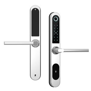 Nordson smart home Wifi fingerprint RFID card biometric glass door lockkeyless intelligent door lock for door entry 201013