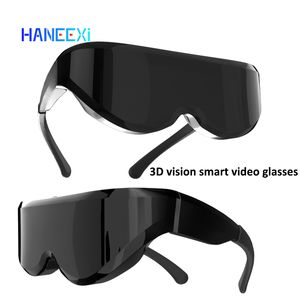 Wholesale virtual videos for sale - Group buy best selling D VR virtual reality movie video glasses HDMI head mounted HD giant screen dual ips display smart glasses video