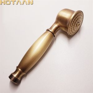 Solid mässing Made Antique Brass Color Handheld Shower Lluxury Batnroom Hand Shower Head YT-5175 200925