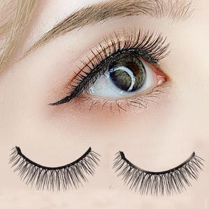 False Eyelashes Reusable 3D Mink Lashes Natural Self-adhesive Fake Glue-free Makeup Eyelash Extension Silk EyelashesFalse Harv22