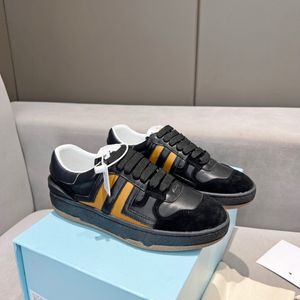 Designer di marca di lusso Uomo Donna Scarpe casual Track bianco nero Sneakers in pelle Trainer Nylon scarpe da corsa con piattaforma stampata