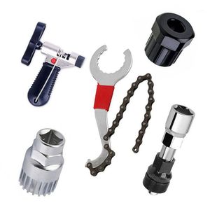Mountainbike-Reparatur-Werkzeugsätze, Fahrradkettenschneider/Kettenentferner/Halterungsentferner/Freilaufentferner/Kurbelabzieher