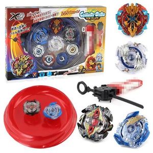 4pcs/set Beyblade Burst B-48 B-66 B-34 B-59 Starter Zeno Excalibur Mi Xeno XCalibur Mi con Launcher Kids Toys LJ201216