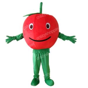 Halloween Apple Mascot Costume Högkvalitativ tecknad karaktärutrustningar Dräkt Vuxna Storlek Jul Carnival Party Outdoor Outfit Advertising Suits