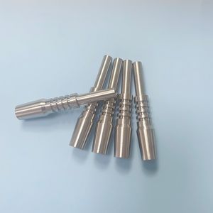 Acessório de cachimbo de cachimbo de cachimbo de fumação de unhas de titânio real com junta de 14 mm