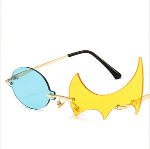 Novo personalizado UV 400 óculos de sol celebridade Especial-em forma de óculos de sol frescos Polígono Flame Streetwear Eyewear Acessórios
