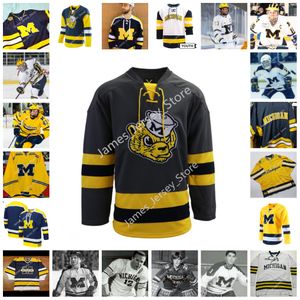 2022 NCAA Custom Michigan Woerines Ed Hockey Jersey 71 Nick Granowicz Ethan Edwards Jay Keranen Mark Estapa Dylan Larkin Quinn Hughes 타일러 Motte Zach Hyman