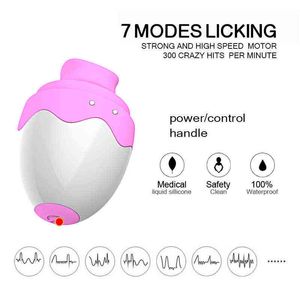 NXY 7 Speeds Nipple Sucking Oral Licking Tongue Blowjob Egg Vibrator Clitoral Pussy Licker Massager Toys For Woman Masturbator 2104