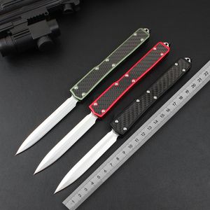 Nuovo coltello automatico a doppia azione 6 Lame con manico in lega di alluminio Lega di alluminio T6-6061 Alta durezza Nitidezza Coltelli tattici edc tool