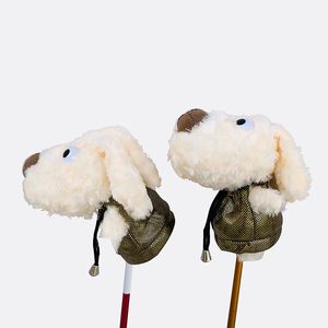 Plush Animal Golf Driver Pluszowy Puppy Golf Golf Cover Fairway Woods Hybrid Rescue Cartoon Golf Club Protector 220613