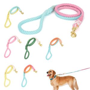 Dog Collars & Leashes FT/1.5 M Leash Rope Pets With Handle Metal Clasp Strong For Medium Large Small Dogs Correa De PerroDog