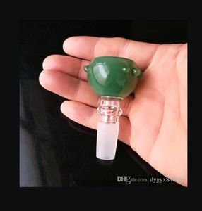Thread Color Bubble Head Wholesale Glass Water Pipe Bongs Yanju Accessories