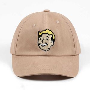 Pip Boy bestickte Baseballkappe Mann Vater Hut Onkel 100 % Baumwolle Cartoon-Figur Street Fashion weiblich s