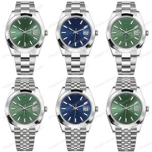 6 طرازات 4A عالية الجودة BP Factory Watch 2813 Sports Automatic Mechanical Wast Watch M126300 Watchs 41mm Blue Dial Business Watches Green M126300-0024