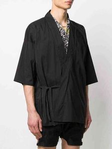 Japanska kimono cardigan män haori yukata manliga samurai come kläder kimono jacka mens kimono skjorta yukata haori l220704