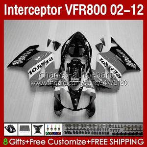 ホンダインターセプター用ボディワークVFR 800 VFR800 RR CC 800RR 02-12 BODY 129NO.42 800CC VFR800RR 02 2002 2003 2004 2004 2007 2007 VFR-800 08 09 10 11 12フェアリンググレーレプソル