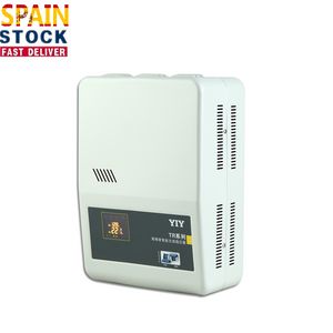 Otomatik Voltaj Regülatör Stabilizatör 10KVA Röle Tip MCU Kontrol Çıkışı Renkli Ekran Geniş Giriş Voltajı 125-270V Çıkış AC220V 8% İspanya Deposu