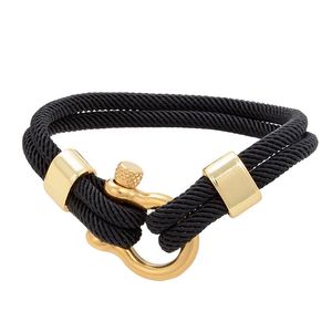 Bracelets de charme estilo marinho masculino jóias de sobrevivência de fivela de aço inoxidável para homens 2022 Mulheres Bracelet GiftCharm CharmCharm