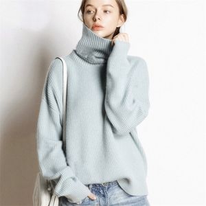 5Colors Women Pullover and Sweater Cashmere Knitted Jumpers Winter Fashion Thick Warm Female Clothes Girl Tops 201221