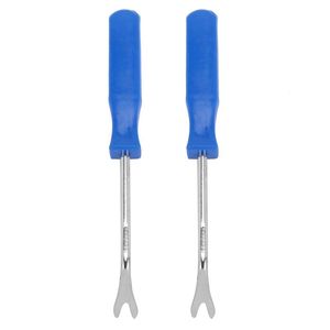 Professional Hand Tool Sets Car Door Interior Trim Clip Panel Upholstery Fastener Remover Screwdriver Nail Puller 4 Inch BlueProfessional