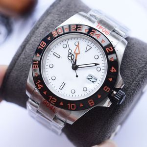 High Quality Mens WristWatch Fully Automatic Mechanical Watch 40mm Stainless Steel Strap Luminous Hands Waterproof Design Gift Watches for Men