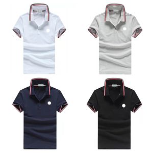 2023 Designer mens Basic business polo T Shirt fashion france brand T-shirt da uomo bracciali ricamati lettera Distintivi pantaloncini polo Moda sportiva