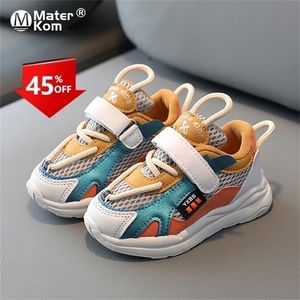 Baru Sepatu Olahraga Bayi Ukuran 2130 Untuk Anak Lakilaki Dan Sneaker Perempuan Jaring Bersirkulasi Antiselip Kasual 220611